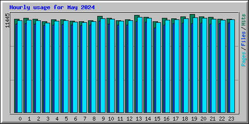 Hourly usage for May 2024